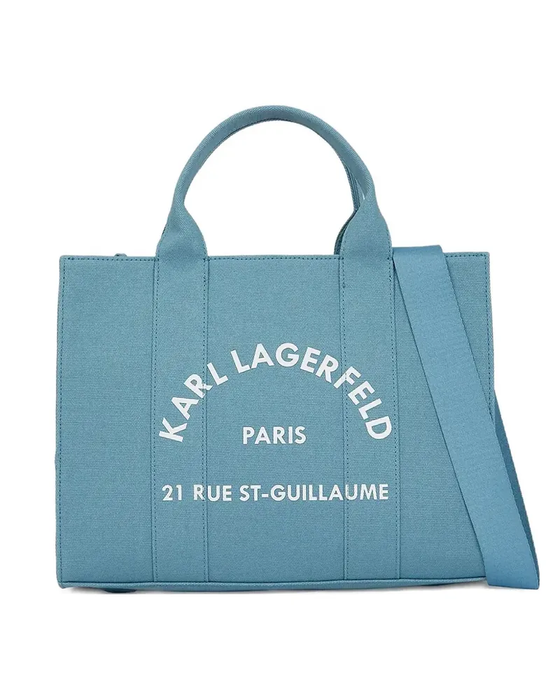 Karl Lagerfeld Mittelgroße Rue St-Guillaume Tote Bag - Blau Blau