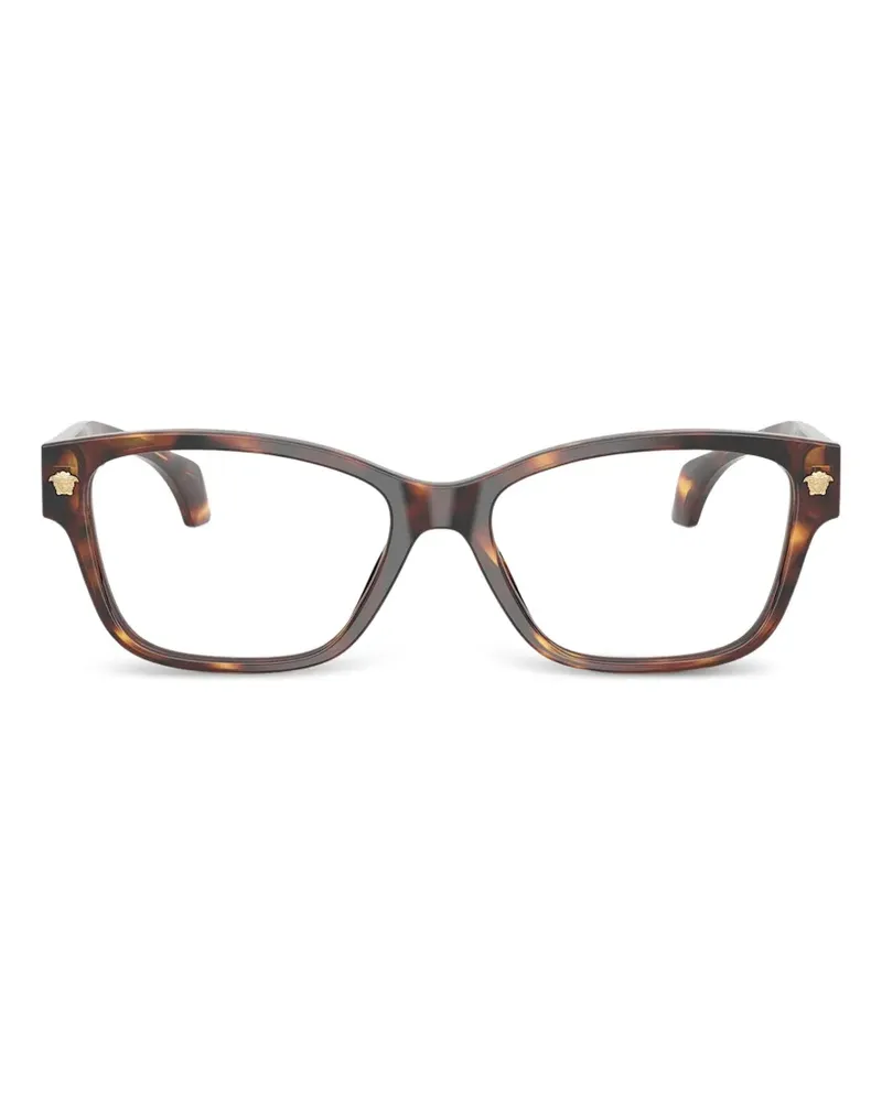 Versace geometric-frame glasses - Braun Braun