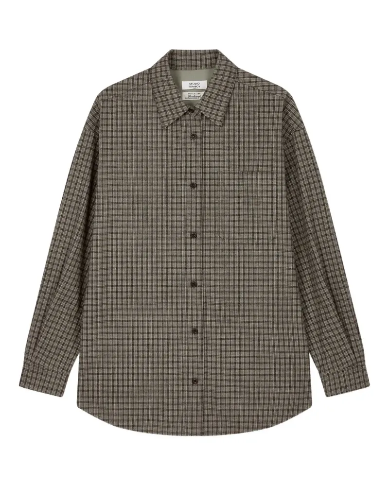 STUDIO TOMBOY check-pattern shirt - Braun Braun