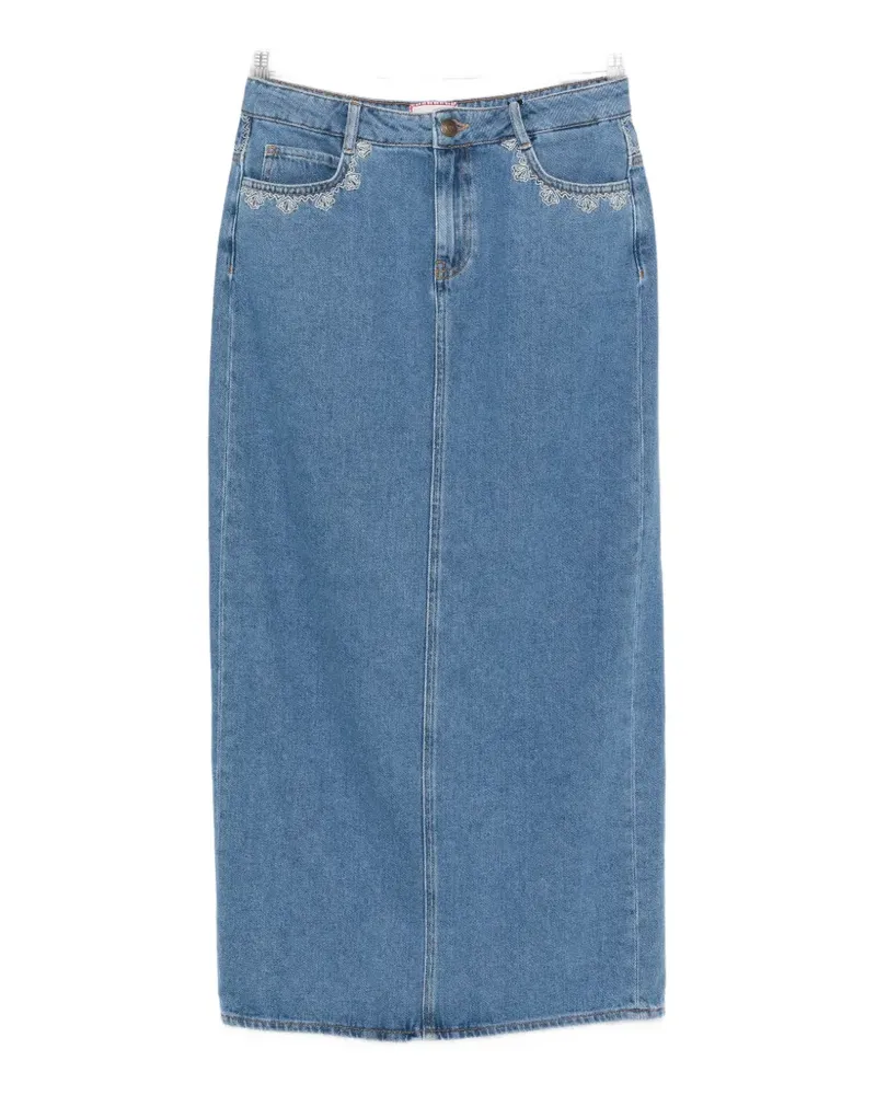 Pennyblack embroidered-detail maxi skirt - Blau Blau