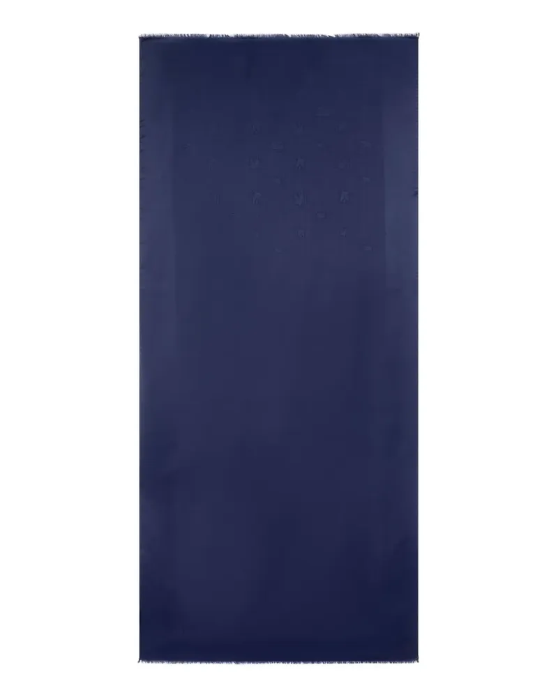 Etro logo scarf - Blau Blau