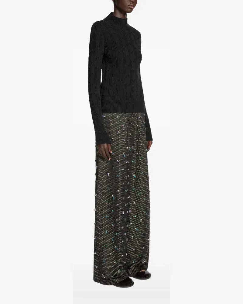 Dries van Noten Klassischer Pullover - Schwarz Schwarz