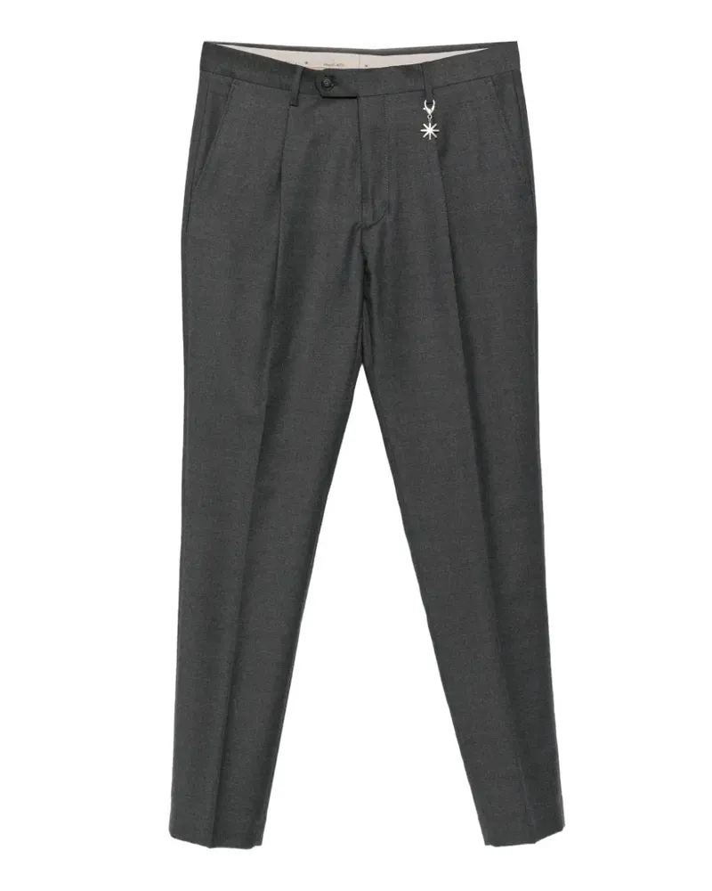Manuel Ritz Plissierte Hose - Grau Grau
