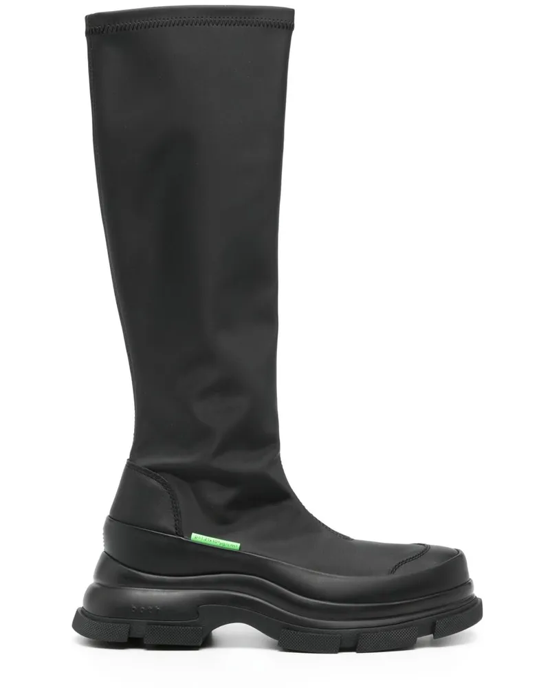 BOTH Kniehohe Gao Eva Stiefel - Schwarz Schwarz