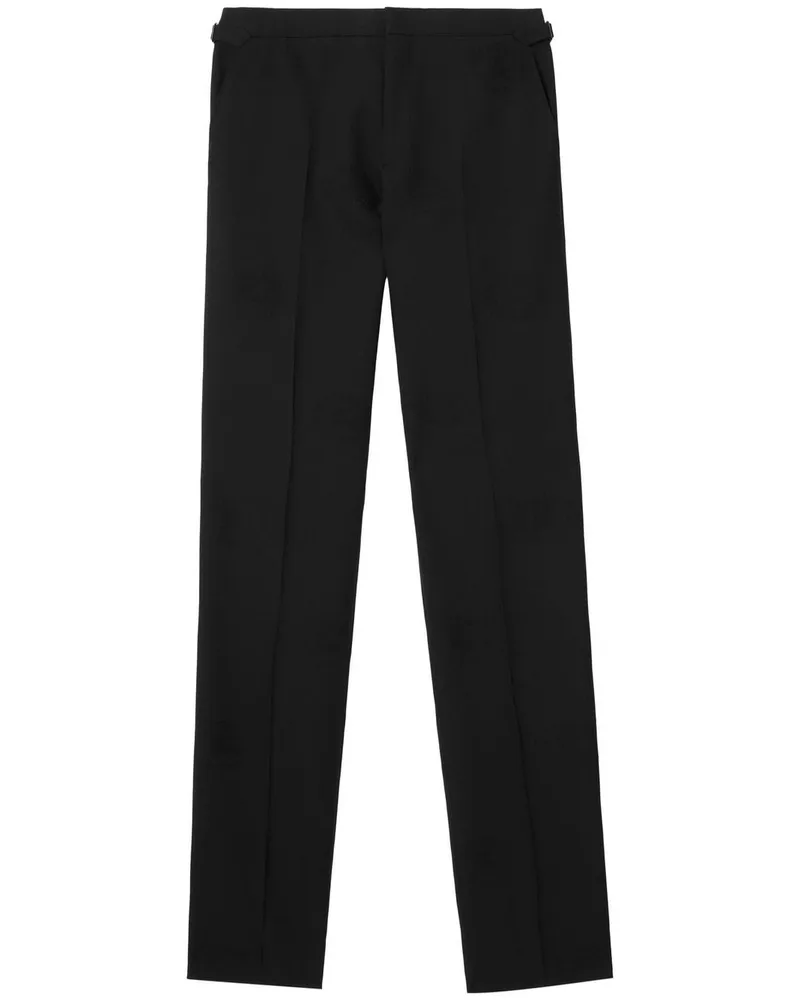 Burberry Hose mit Ritteremblem - Schwarz Schwarz