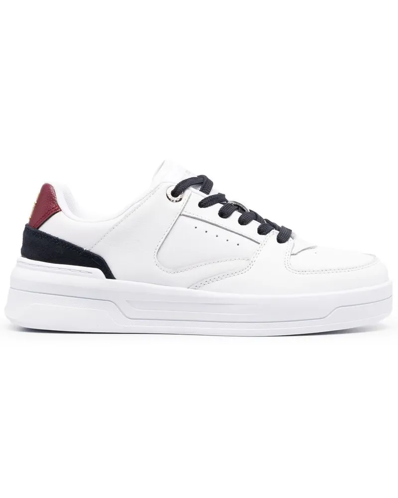 Tommy Hilfiger Sneakers mit Monogramm - Weiß Weiß