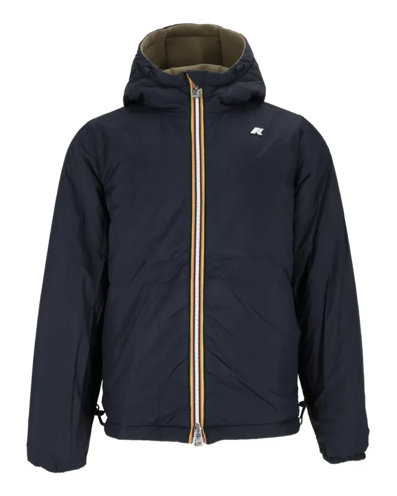 K-Way Jack Spacer Kapuzenjacke - Blau Blau
