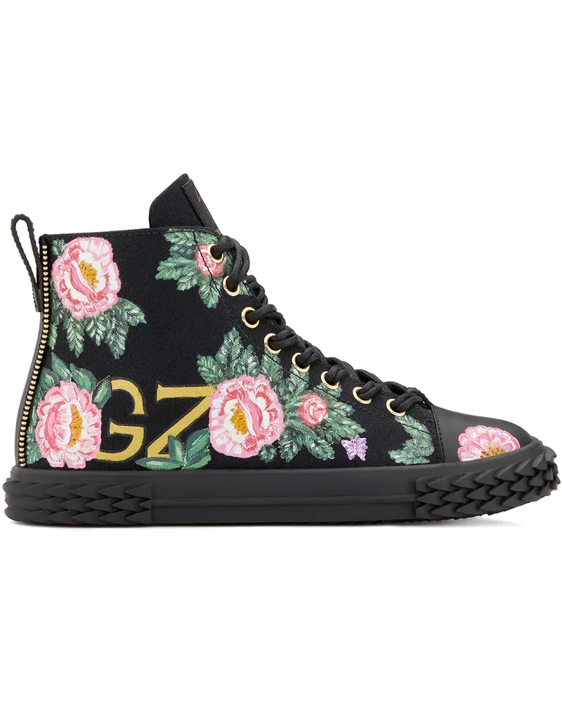 Giuseppe Zanotti High-Top-Sneakers - Schwarz Schwarz