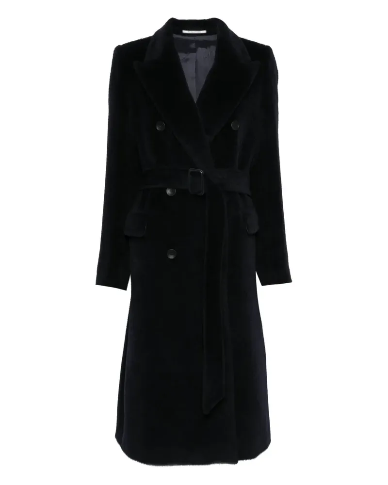 Tagliatore belted double-breasted coat - Grün Grün