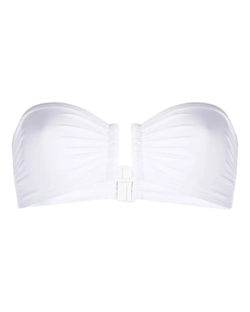 Eres Show Bandeau-Bikinioberteil - Weiß Weiß