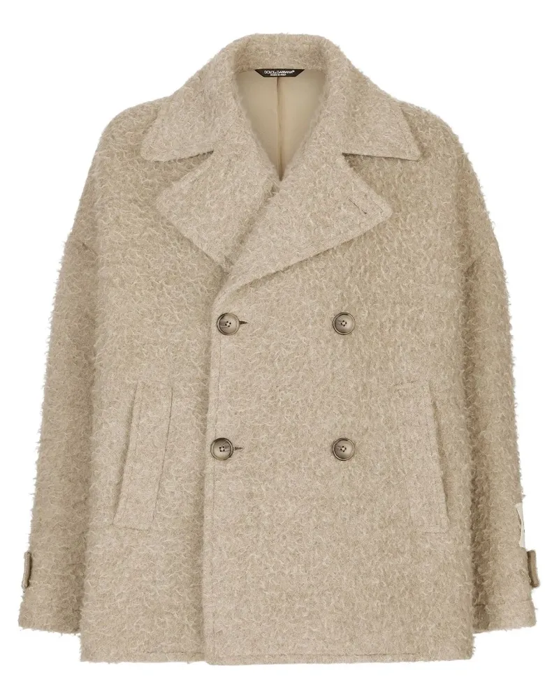 Dolce & Gabbana Cabanjacke mit gebürstetem Finish - Nude Nude