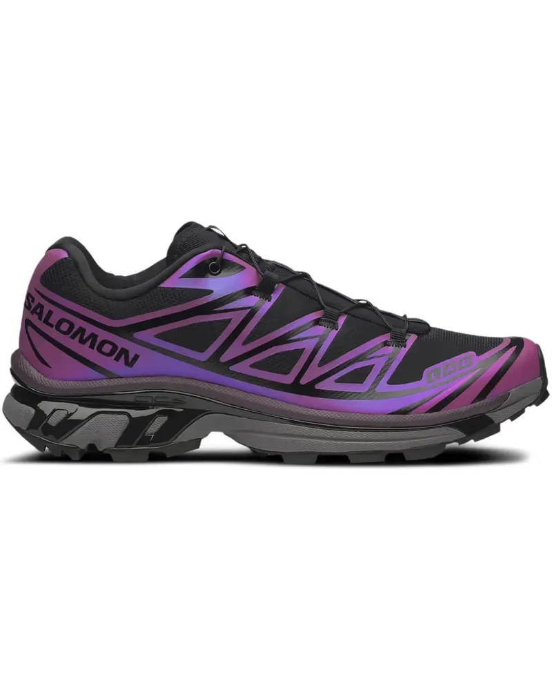 Salomon XT Iridescent "Black/Plum Perfect" Sneakers - Schwarz Schwarz