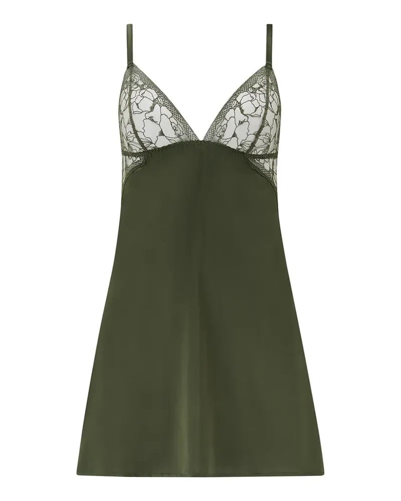 Fleur Of England Iona Camisole-Top mit Spitzenbesatz - Grün Grün