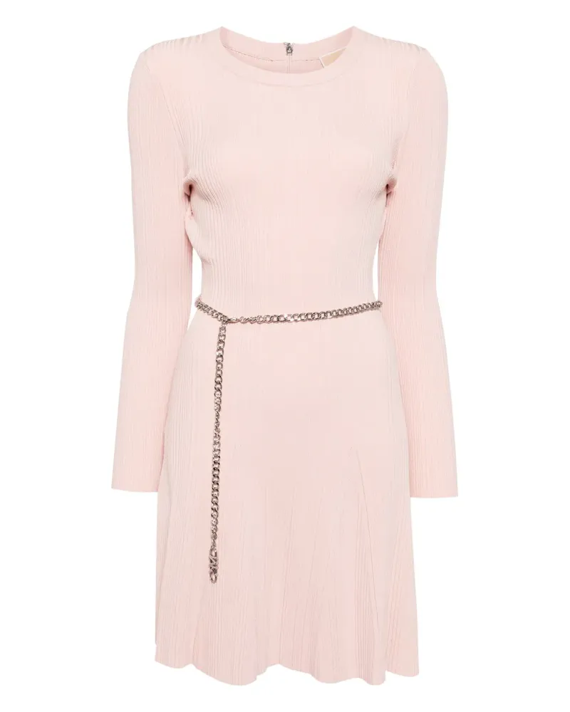 Michael Kors Kleid mit Kettengürtel - Rosa Rosa