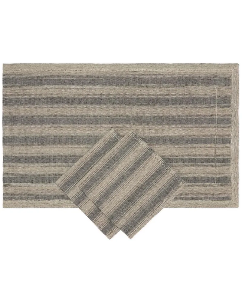Brunello Cucinelli Set aus Tischset und Serviette - Grau Grau