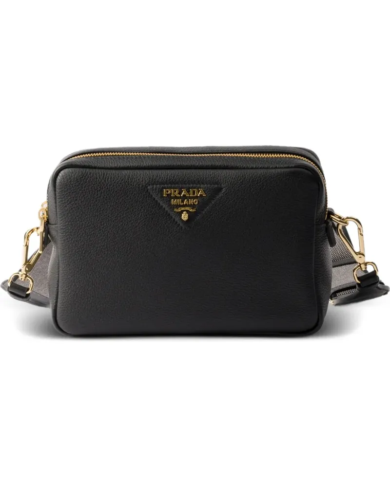 Prada Kleine Schultertasche - Schwarz Schwarz