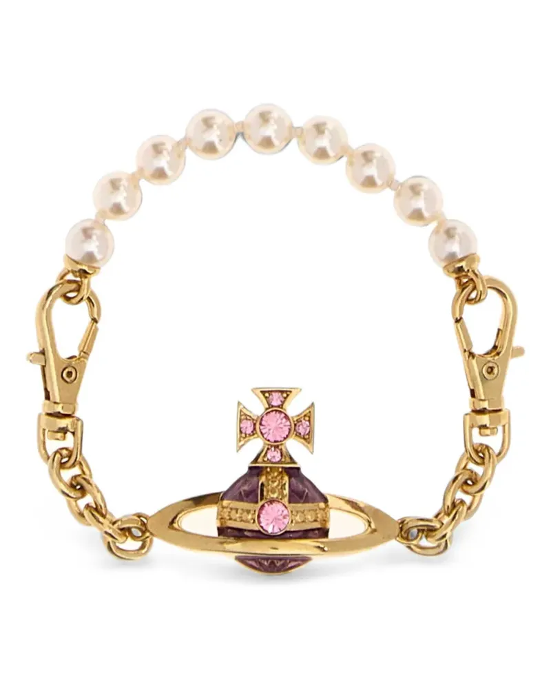 Vivienne Westwood Aida Bas Relief bracelet - Gold Gold