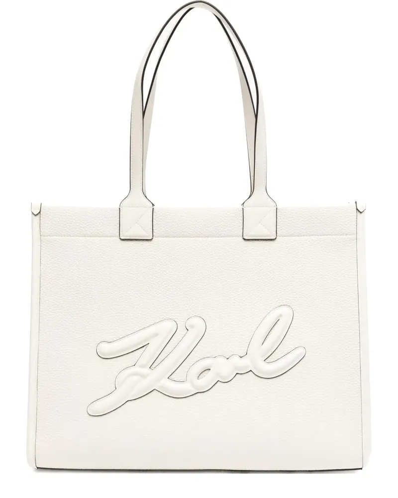 Karl Lagerfeld Großer Shopper - Weiß Weiß