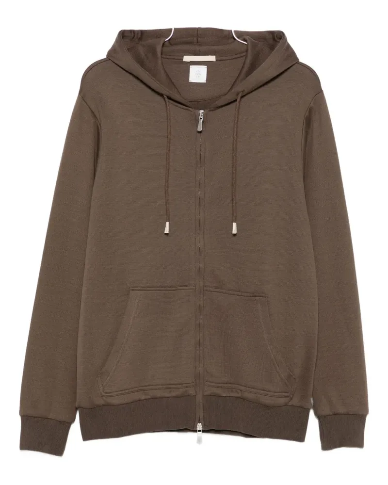 Eleventy zip-up hoodie - Braun Braun
