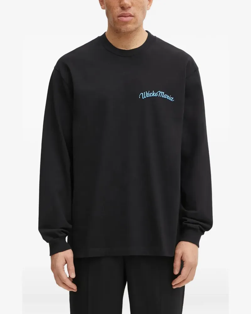Wacko Maria long-sleeve sweatshirt - Schwarz Schwarz