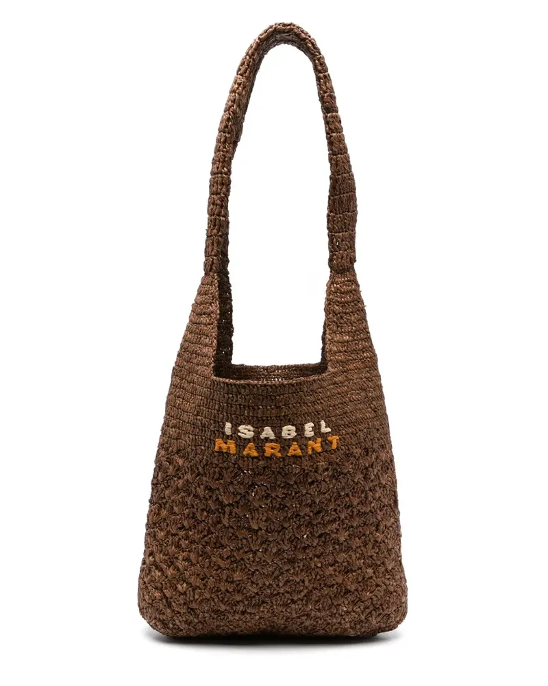 Isabel Marant Kleine Praia Schultertasche - Braun Braun