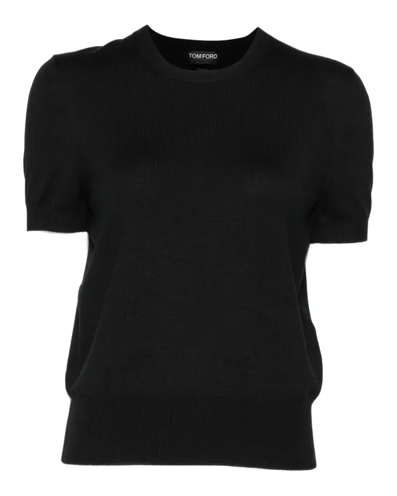 Tom Ford wool crew-neck T-shirt - Schwarz Schwarz
