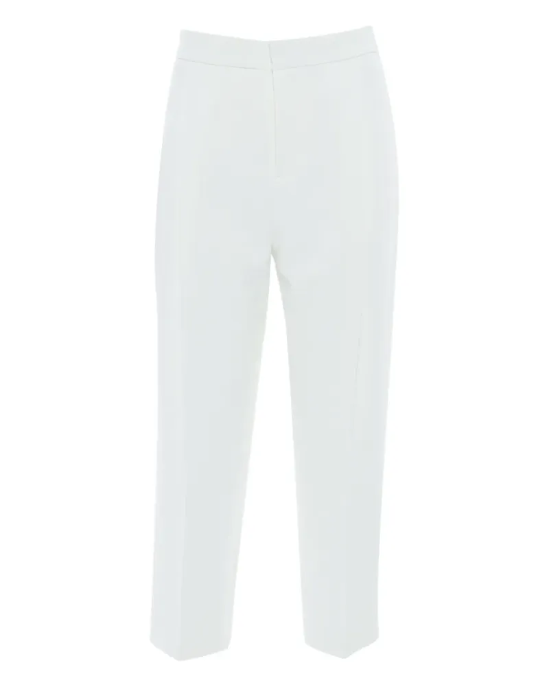 Elisabetta Franchi Klassische Bundfaltenhose - Weiß Weiß