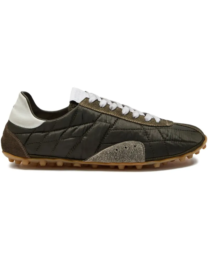 Maison Margiela lace-up distressed sneakers - Grün Grün