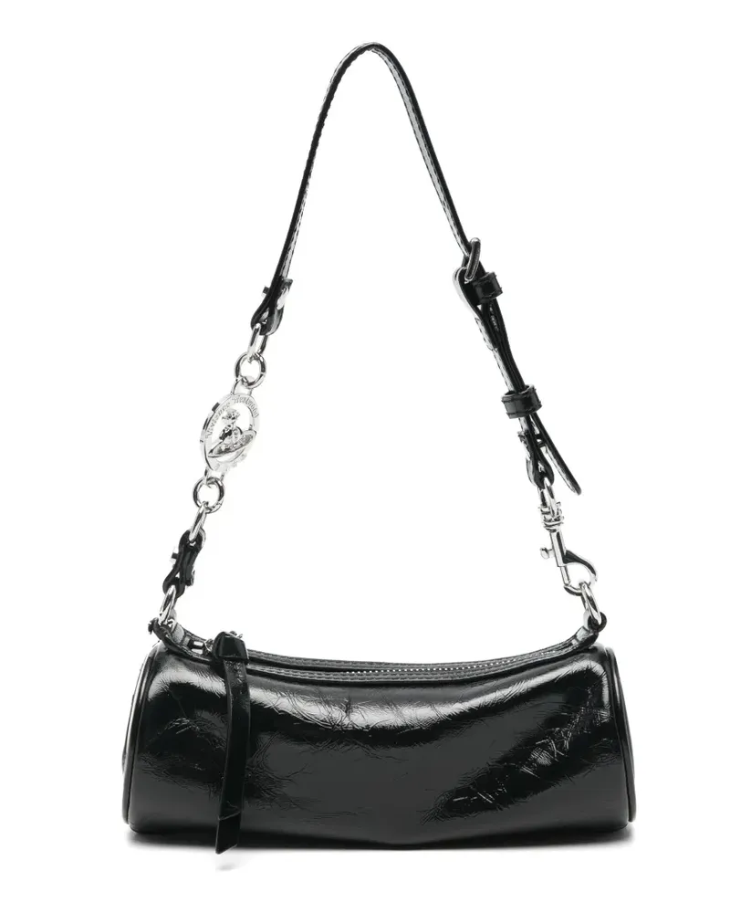Vivienne Westwood Cindy Schultertasche aus Lackleder - Schwarz Schwarz
