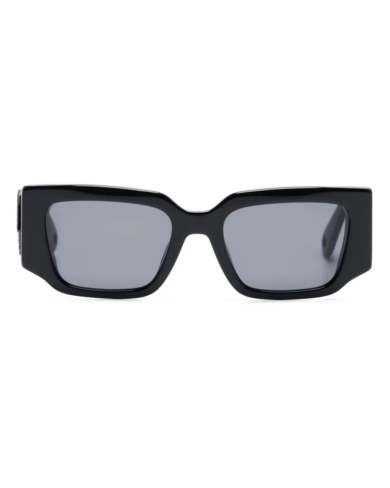 Lanvin Sonnenbrille mit eckigem Gestell Schwarz