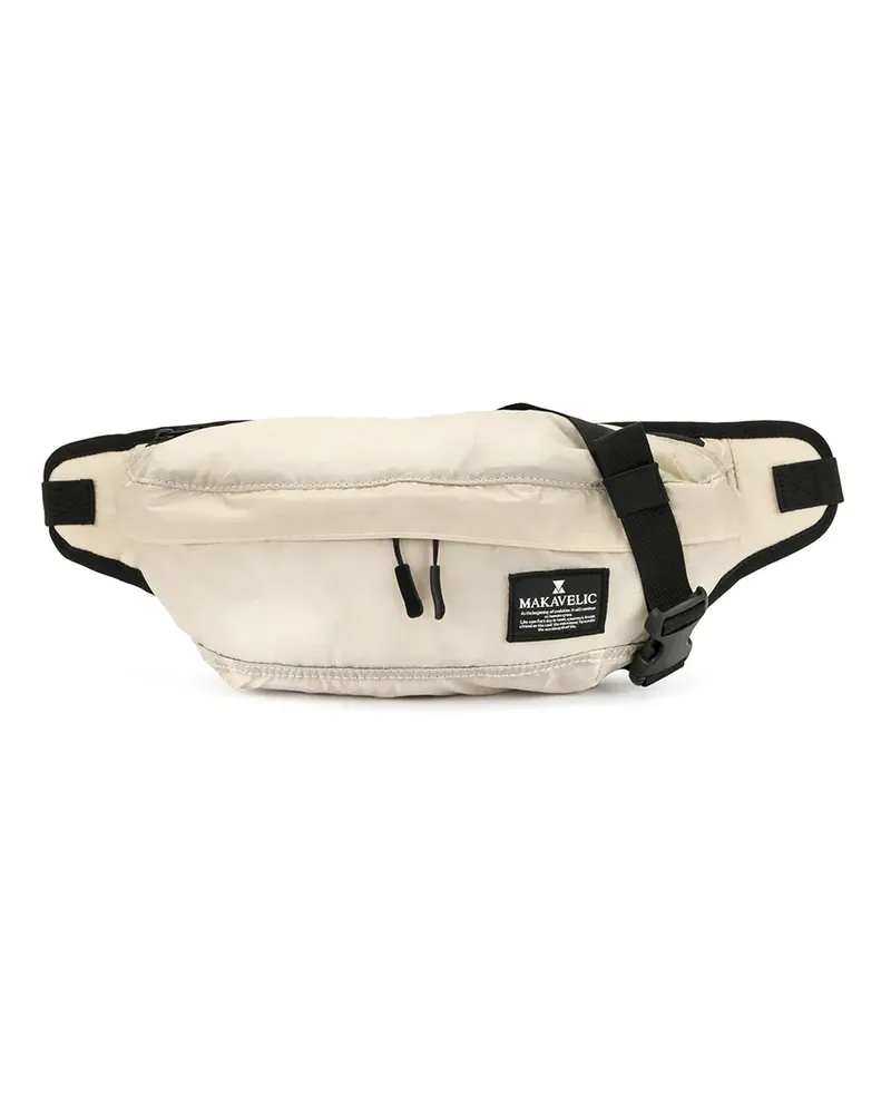 Makavelic Gürteltasche mit Logo-Patch - Nude Nude
