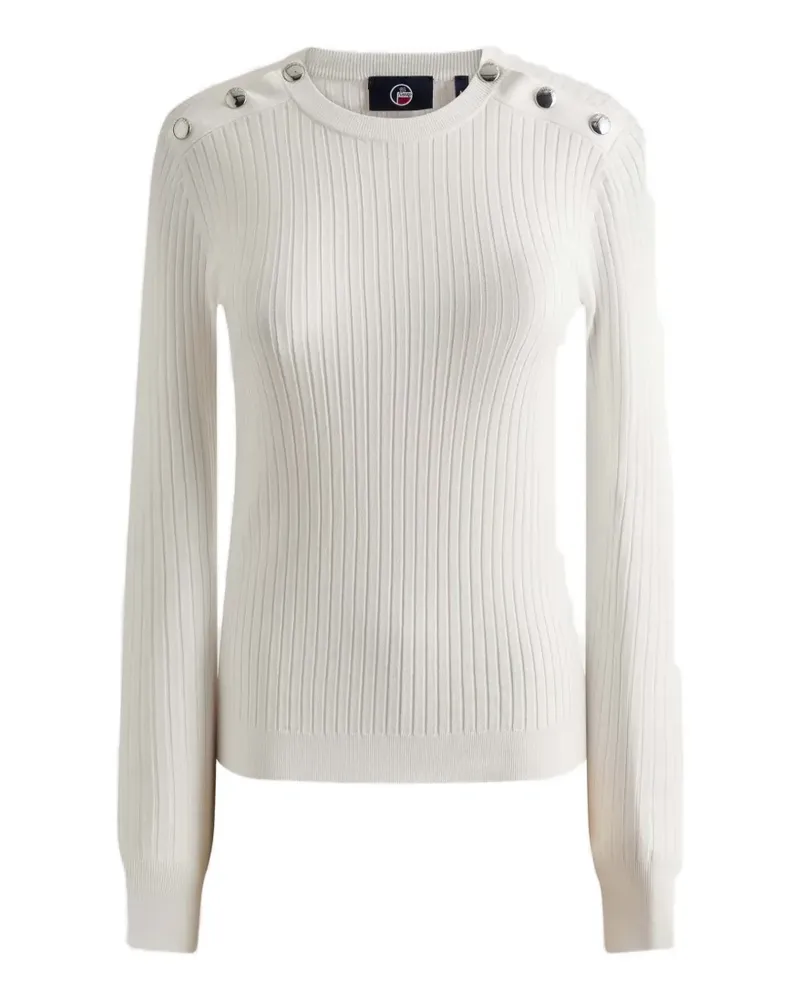 FUSALP button-shoulder sweater - Nude Nude