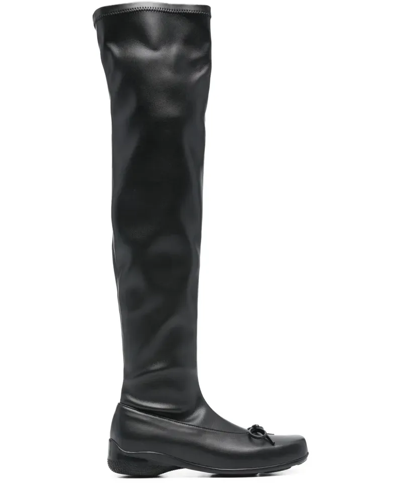 OPEN YY thigh-high ballet boots - Schwarz Schwarz
