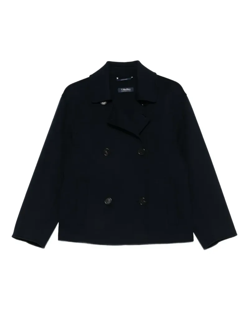 Max Mara Doppelreihiges Sakko - Blau Blau