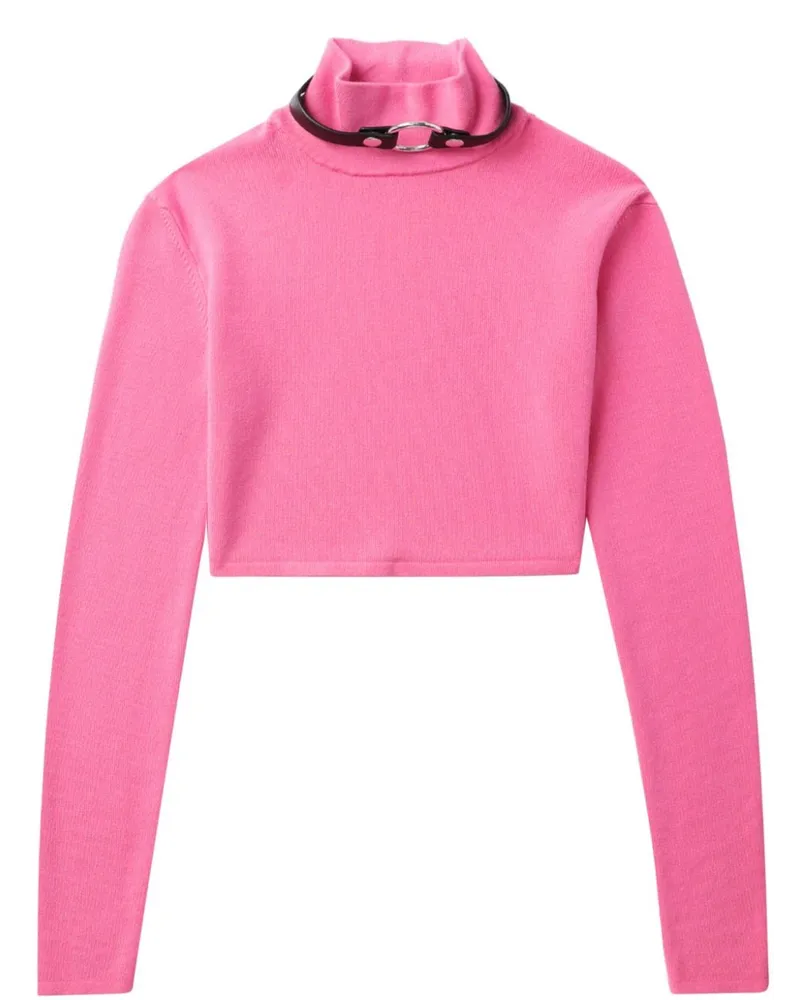 1017 ALYX 9SM Cropped-Pullover - Rosa Rosa