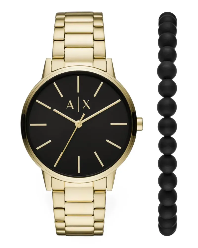 Armani Exchange Armbanduhr mit rundem Zifferblatt 44mm - Schwarz Schwarz