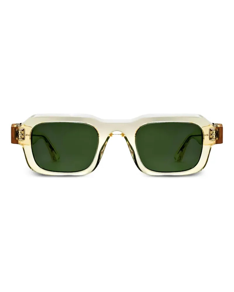 Thierry Lasry Eckige Flexxxy Sonnenbrille - Gelb Gelb