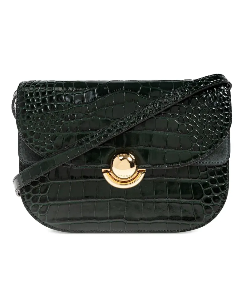 Furla Sfera Umhängetasche mit Kroko-Effekt - Grün Grün