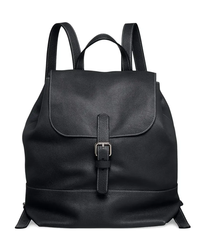 Giorgio Armani buckled backpack - Schwarz Schwarz