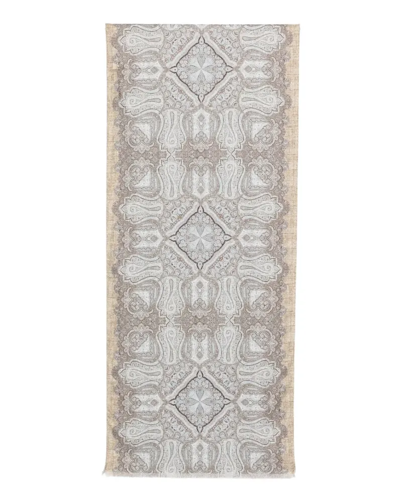 Dell'oglio Salina paisley scarf - Nude Nude