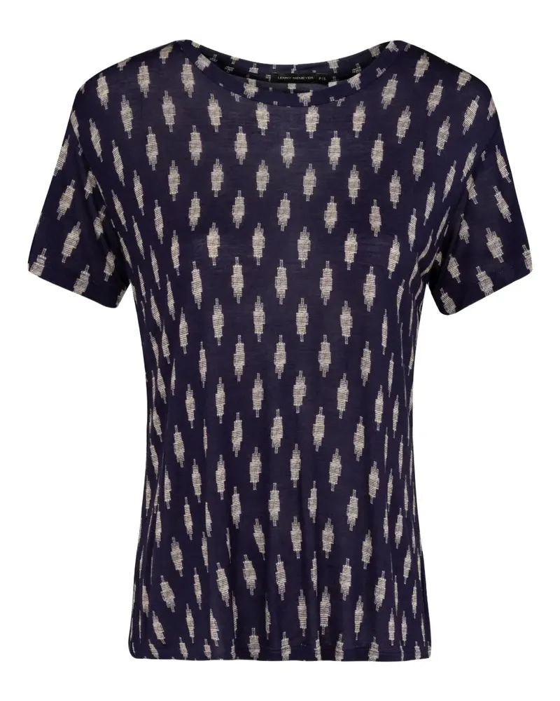 Lenny Niemeyer T-Shirt mit Ikat-Print - Schwarz Schwarz