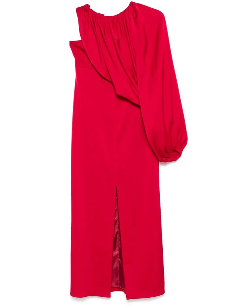 RACIL Midikleid mit einem Ärmel - Rot Rot