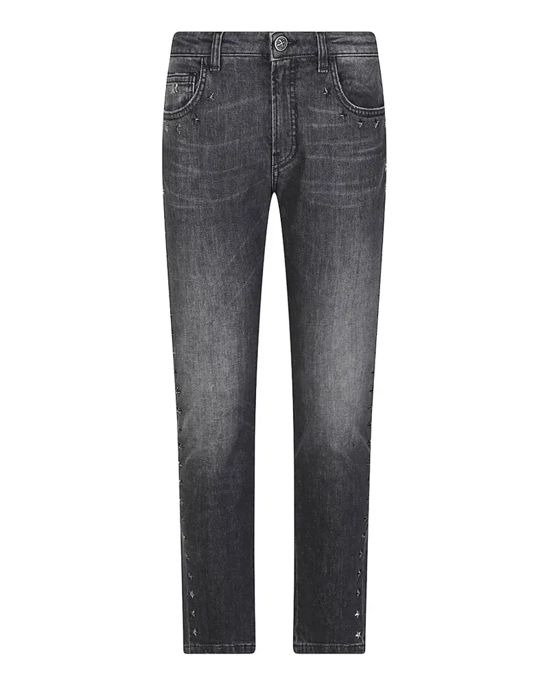 John Richmond star-studded skinny jeans - Grau Grau