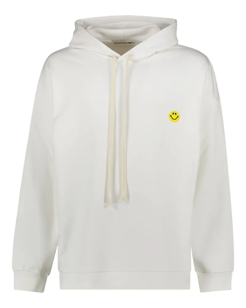 Joshua Sanders Hoodie mit Smiley - Weiß Weiß