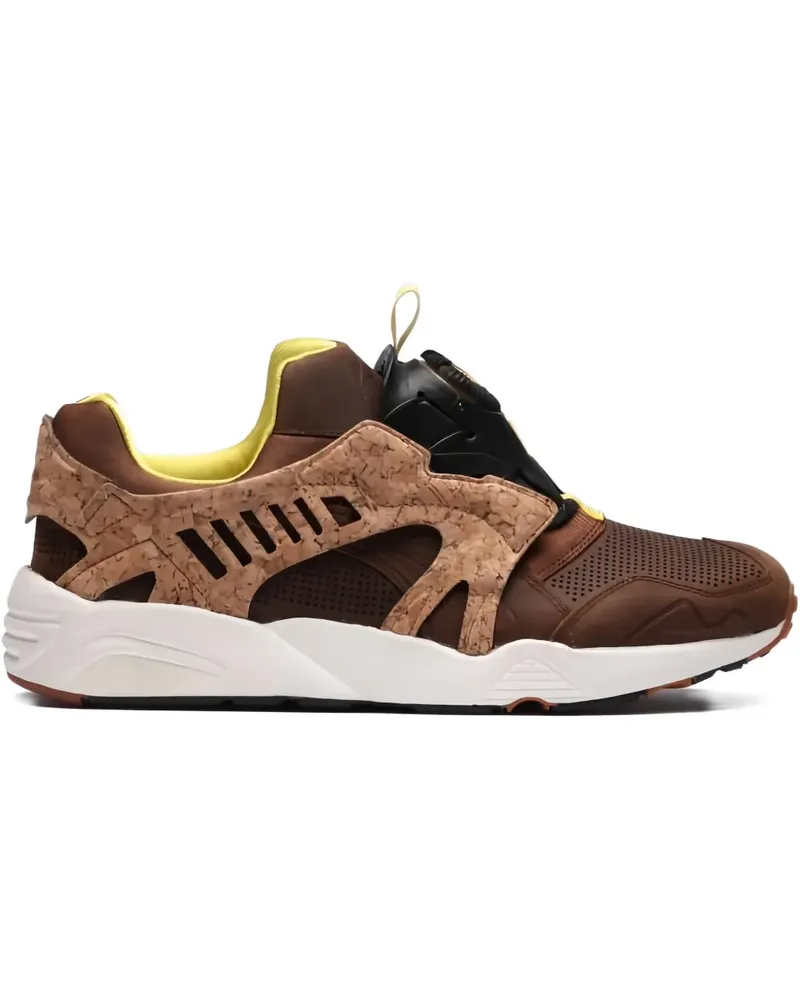 Puma Disc Cage Lux Opt.2 "Brown/Yellow" Sneakers - Braun Braun
