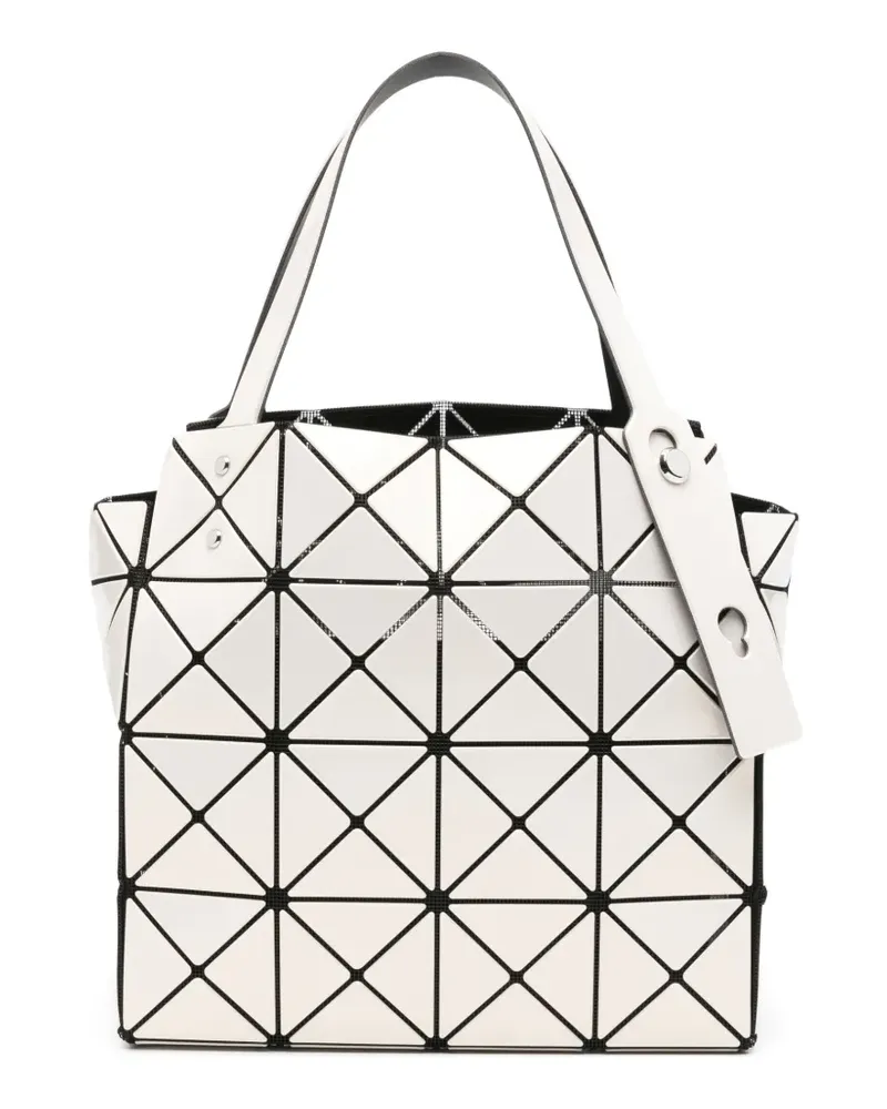 Issey Miyake geometric tote bag - Weiß Weiß