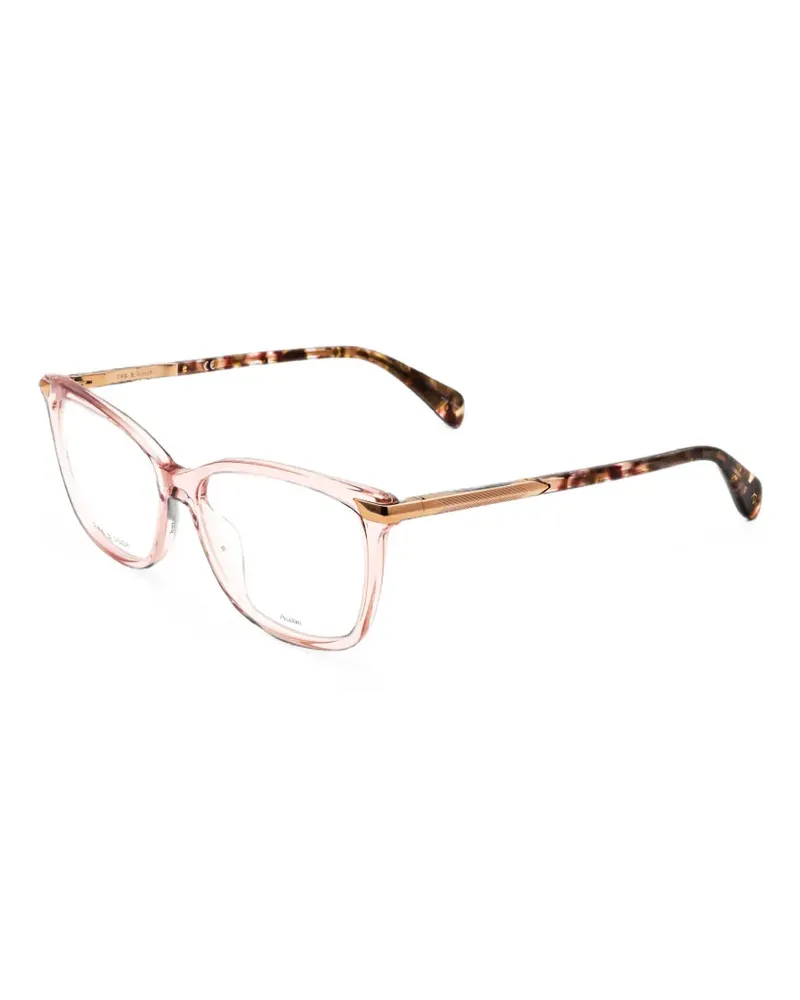 Rag & Bone Cat-Eye-Brille - Nude Nude