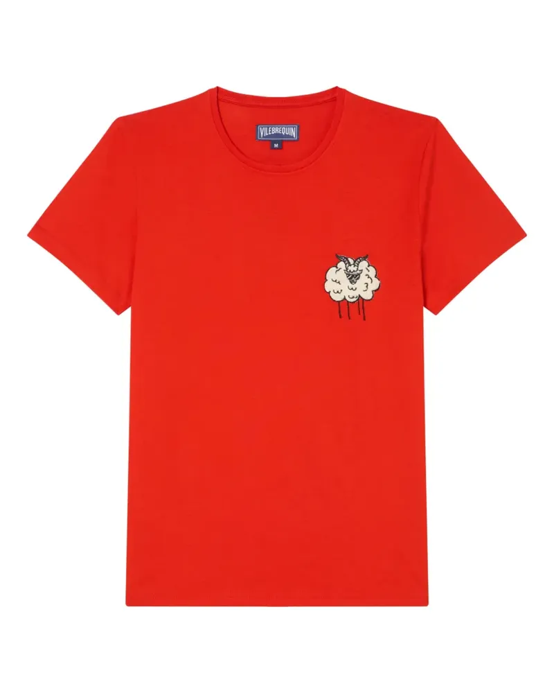 Vilebrequin Thom Year of the Goat T-Shirt - Rot Rot
