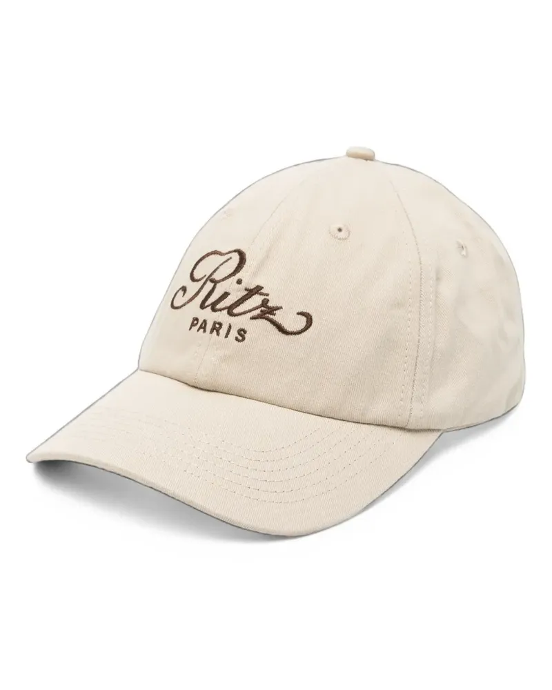 Frame Denim Ritz Paris embroidered baseball cap - Nude Nude