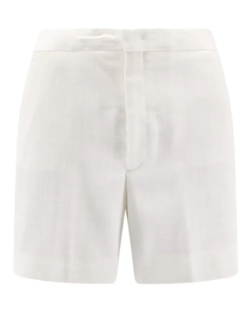 Tagliatore Elle Shorts mit Reißverschluss - Weiß Weiß